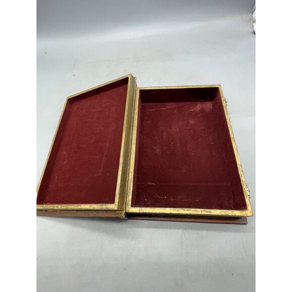 Fake book box trinket table decor grapes brown Tuskan "A FAREWELL TO ARMS" READ - Picture 9 of 9